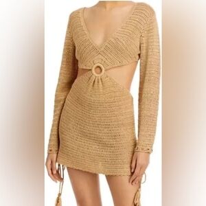 FORE Crochet Cut-Out Dress